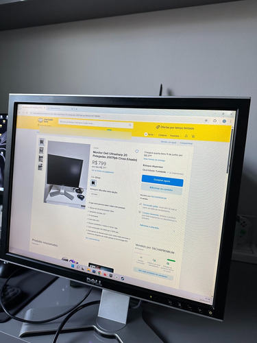 Monitor Dell Ultrasharp 20 Polegadas 2007fpb Cinza