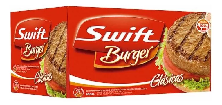 Primera imagen para búsqueda de caja de hamburguesas swift