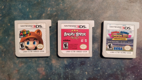  Juegos De Nintendo 3ds 2ds Xl - Mario Land Angry Bird Sonic