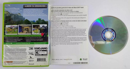 Minecraft Xbox 360 Edition Microsoft Físico B Retromx (Usado)
