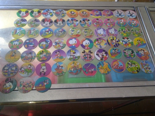 Tazos Set De 63 Alpinazos, Personajes De Disney, Año 1995. 