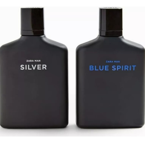 Zara Man Silver +  Blue Spirit Nuevos Set 2x1 200ml