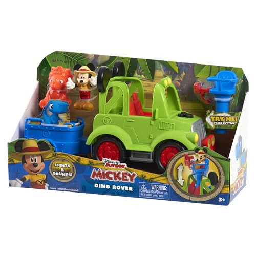 Disney Junior Casa Divertida De  Mouse Dino Rover 6 Fig...