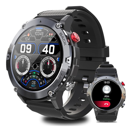 Smartwatch Llamada Bluetooth Hombres Para Huawei Xiaomi