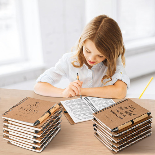 Set De Cuadernos En Espiral Insada De Christian Gifts Con Bo
