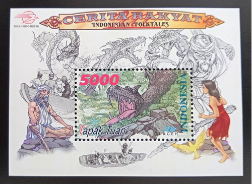 Indonesia, Bloque Sc 1887 Folktales Año 2000 Mint L18822