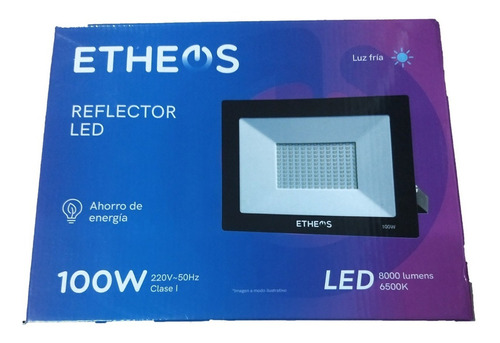 Reflector Led 100w Exterior 10000 Lumens Premium Con Soporte