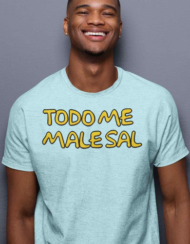 Playera De Hombre Male Sal | Impresión Dtg