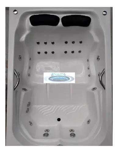 comprar Banheira Dupla 26 Bicos De Hidro Aquec. Iluminação Top 220v