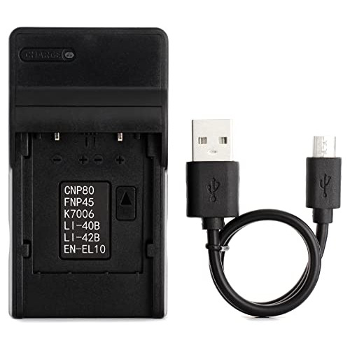 Cargador Usb Enel10 Nikon Coolpix S200, S203, S210, S22...