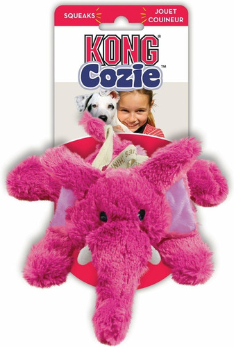 Juguete Para Perro Peluche Kong Cozie Squeaks Sonido Talla M