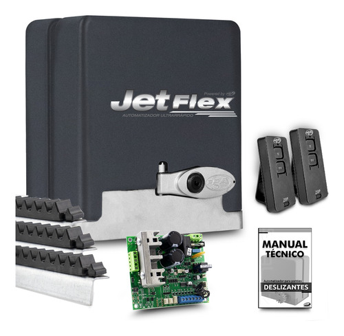 Kit Motor Rápido Ppa Jet Flex 1/4 3 Cremalheras 2 Controles