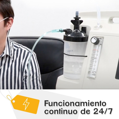 Imagen 5 de 8 de Concentrador De Oxígeno 5 L Compacto Grado Hospitalario Ms