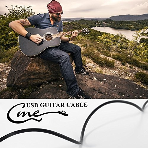 Cable De Guitarra Usb, Bajo De Guitarra A Pc Interfaz De Con