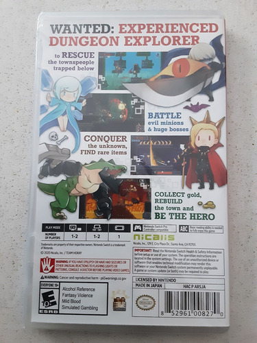 Dungreed - Nintendo Switch - Nuevo Sellado