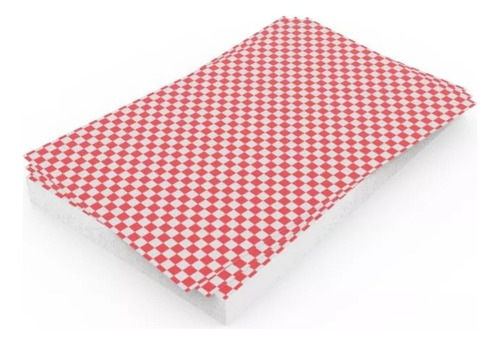 Papel Parafinado Blanco Rojo Hamburguesas 36cmx40cm X 1 Kg