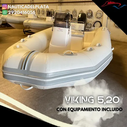 Semirrigido Gomón Viking 5,20 Con Motor Mercury 60 Elpt 4t
