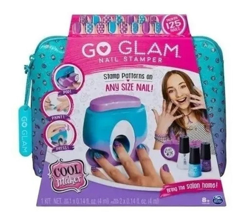 Kit Maquina Estampador De Uñas Para Niñas/juguete