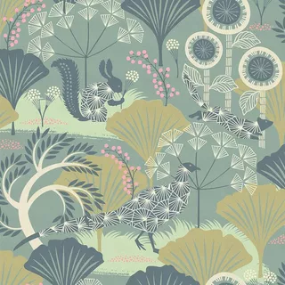 Livebor Floral Peel And Stick Wallpaper Green Floral Contact