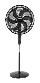 Ventilador de coluna Arno VD52 turbo preto com 6 pás de plástico, 50 cm de diâmetro 220 V