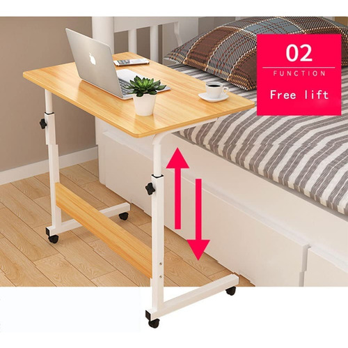 Mesa De Maquillaje Ajustable Móvil Para Niñas, Mesita Noche