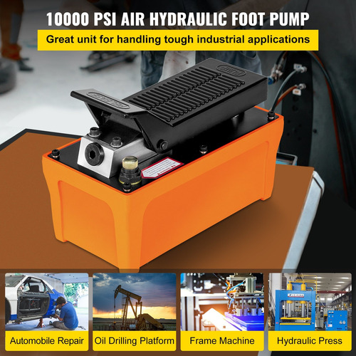 Bomba Hidroneumatica Pedal Hidraulico De Aire 10000 Psi 3/8