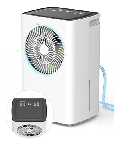 Desumidificador GCZ de 6L para 120m², Compressor Silencioso e