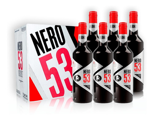 Nero 53 Premium Aperitivo Fernet Destilado Caja X6u 750ml