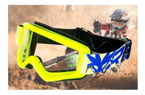 Oculos De Motocross Trilha Enduro Red Dragon Wind Neon