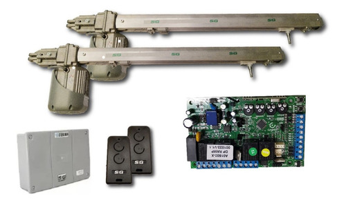 Kit Automatizacion Pivus Classic 1/4hp Seg Porton Abatible 