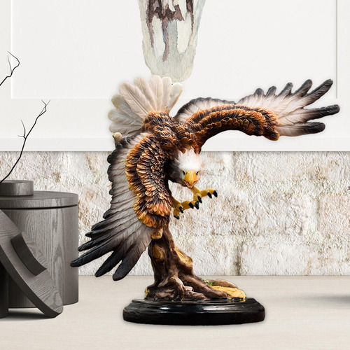 Estátua De Águia Escultura Artesanato Arte Águia Cor Style B