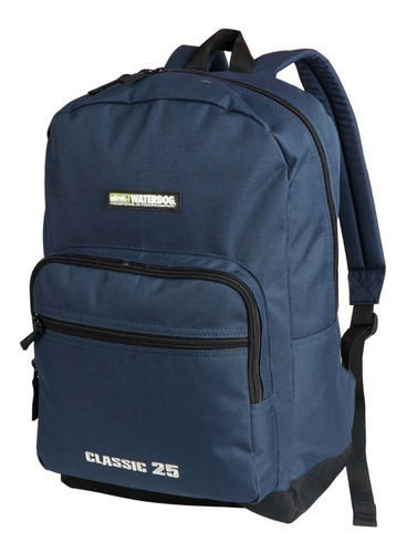 Mochila Notebook 25 Litros Bolsillos Cierre Waterdog Classic