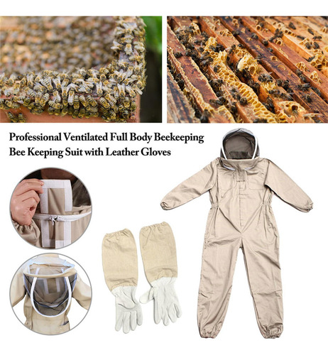 Traje Protector De Abejas Traje De Apicultura Ropa Protector
