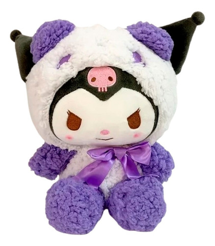 Muñeca Kuromi Plush, 22 cm, color morado, de Hello Kitty & Friends