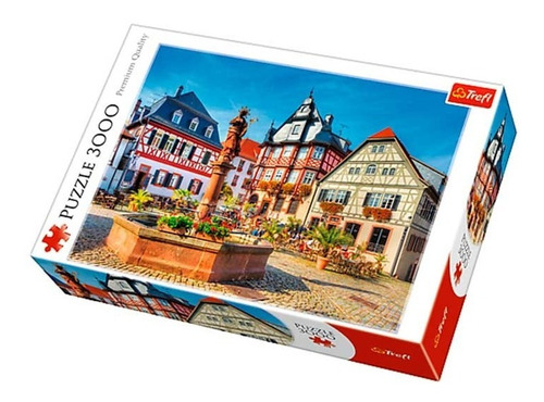 Puzzle Plaza Del Mercado Heppenheim Alemania - 3000pz Trefl