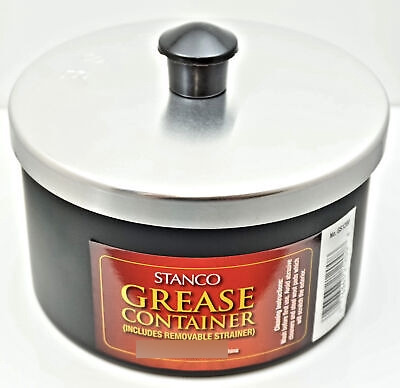 Stanco, Gs-1200, 40 Oz Grease Container/strainer Eej