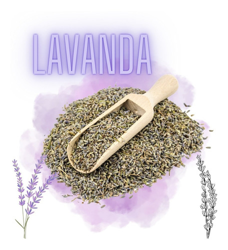 Flor Lavanda Aromatica Excelente Calidad 100 Gr