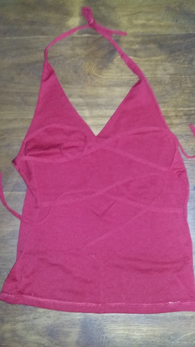 Musculosa De Tiras Abierta Atras