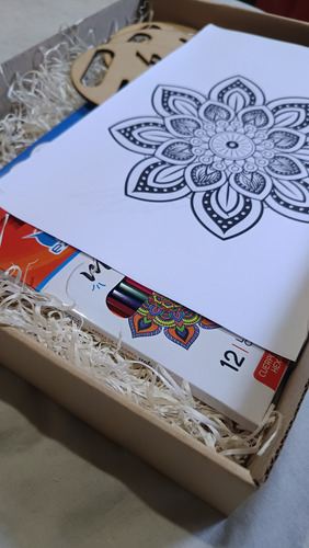 Kit De Arteterapia Caja Grafomotricidad Adultos Mayores