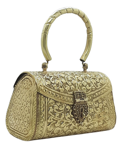 Trend Overseas - Embrague Para Mujer (handle_clutch), Dorado