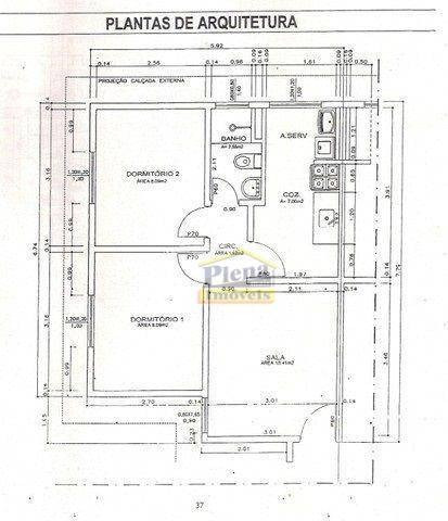 Imagem 19 de 19 de Apartamento Com 02 Quartos, Cozinha, 01 Banheiro E 01 Vaga De Garagem. - Ap1389