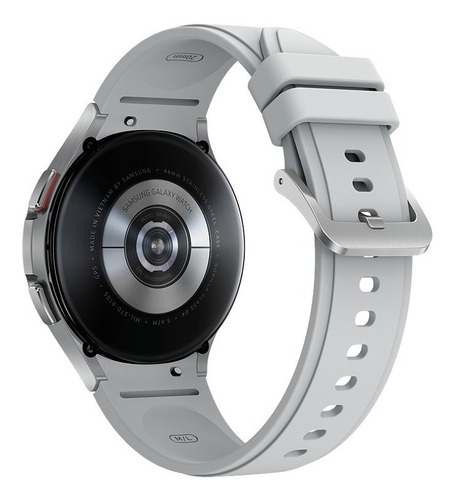 Samsung Galaxy Watch4 Classic (Bluetooth) 1.4" caja 46mm de acero inoxidable black, malla black de fluoroelastómero y bisel black de acero inoxidable SM-R890