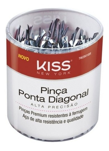 Pinça Ponta Diagonal Alta Precisão C/72un Kiss Twzb01br