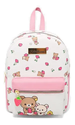 Mini Mochila Rilakkuma Friends Fresas Sanx Original Hottopic