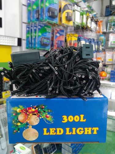 Luces De Navidad Colores Ferco 300 Led 17.5mt