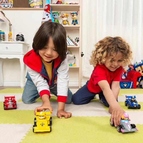 Vehiculo Paw Patrol Rubble Race & Go Deluxe Nuevo Original