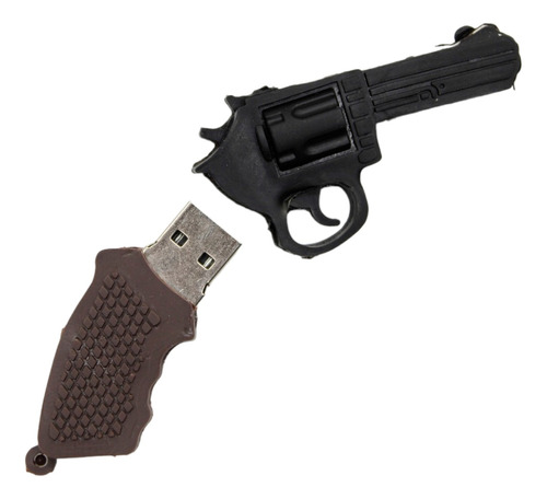 Usb De Pistola Arma Revólver - Policía - Escoge Tu Diseño