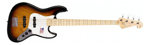 Baixo 4 Cordas Sx Jazz Bass Sjb 75 Ash 3ts Sunburst Sjb75