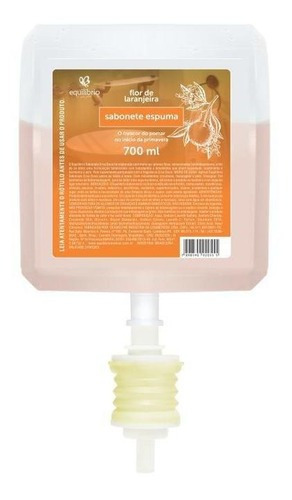 Equilíbrio Sabonete Espuma Flor De Laranjeira 700 Ml (refil