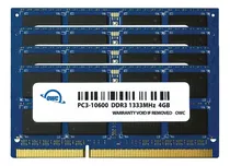 Comprar Memoria Ram 4gb Owc 16.0gb (4x ) 1333mhz 204-pin Ddr3 So-dimm Pc3-10600 Cl9 Upgrade Para iMac (owc1333ddr3s16s)